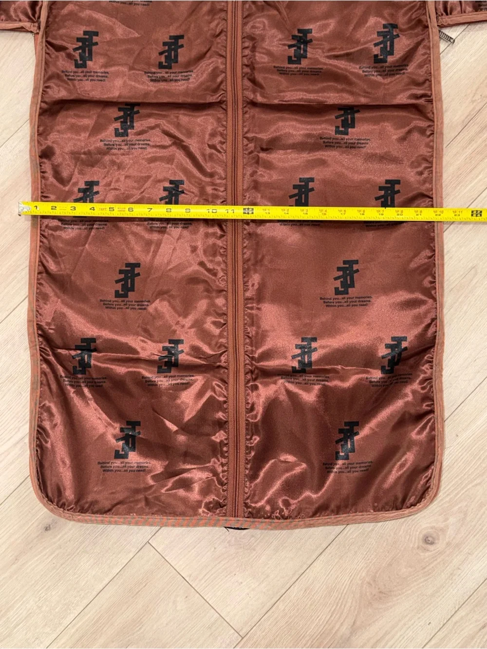 Greek Traditions Faux Leather Convertible Garment Bag Duffel Travel Weekender